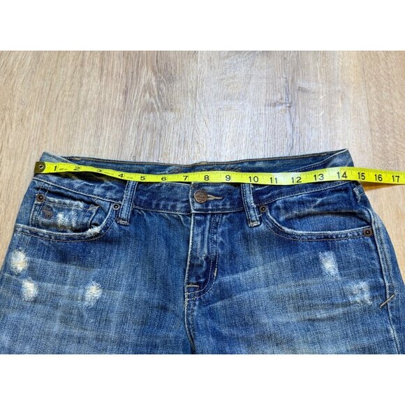 Y2K Abercrombie & Fitch Jorts Berbumda Shorts Low Rise 13" Inseam Size 2 - Picture 4 of 9
